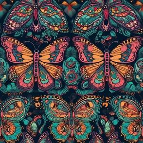 Mutlicolor Boho Butterflies