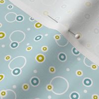 Annika Dot - Abstract Polka Dot Geometric Blue