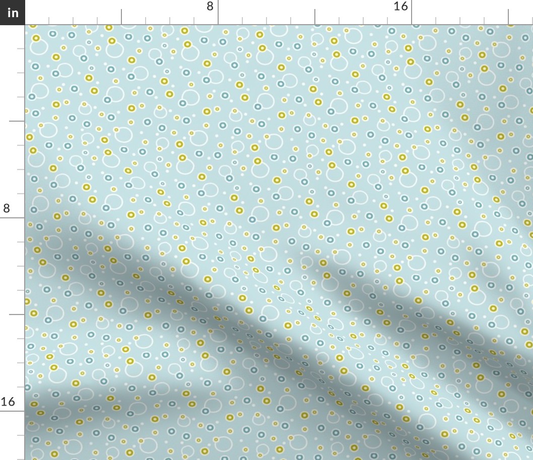 Annika Dot - Abstract Polka Dot Geometric Blue