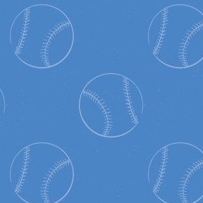 Dodger Blue Baseballs