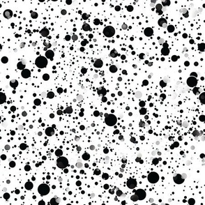 Black Splatter Paint