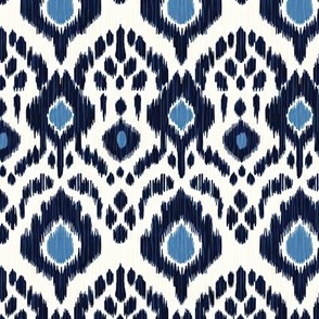 Blue Ikat #2