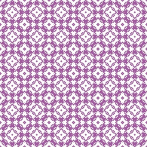 Purple Funky Houndstooth / extra small