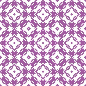 Purple Funky Houndstooth/ medium