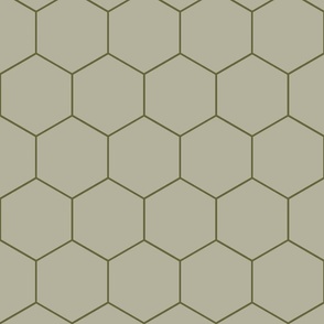 hexagon_tile_olive_ecru