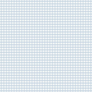1/4 inch Small Fog light blue gingham check - light blue cottagecore country plaid - perfect for wallpaper bedding tablecloth 2 kopi