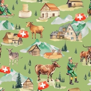 Swiss tradition green