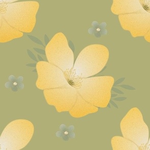 Buttercups | Gorgeous Simple Floral | Medium Scale