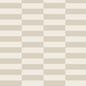 check - bone beige _ creamy white - simple geometric neutral checker