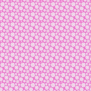 Barbie floral in pink 2x2