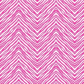 Barbie fuchsia zebra stripe 8x8