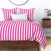 Barbie fuchsia stripe 3x3