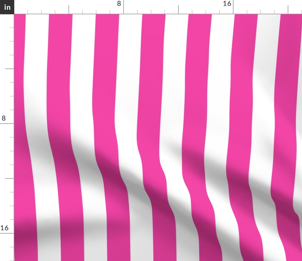 Barbie fuchsia stripe 3x3