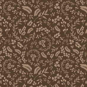 Long Leafy Plants Darker Brown