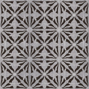 Black and White  Tile A- (medium scale)