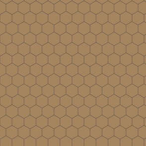 hexagon_golden_brown