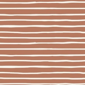 Terracotta Red Stripes (12")
