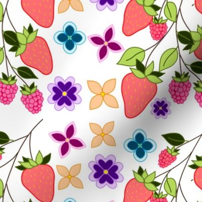 Strawberry Floral