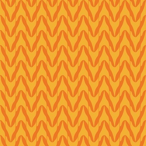 zig zag in sunny yellow and orange by rysunki_malunki