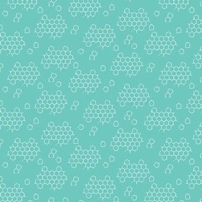 SketchyHoneycomb-Aqua