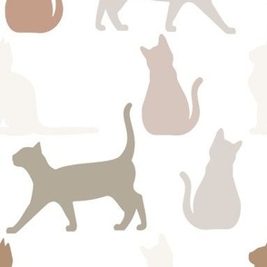 cats: slipper, summer sage, suede, cotton, morganite, moon shadow