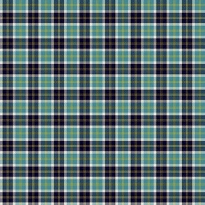 Bannockbane trade tartan, 1" dark navy and teal