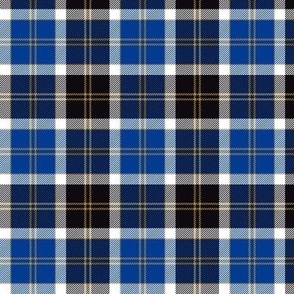 Bannockbane trade tartan, 3" blue and black