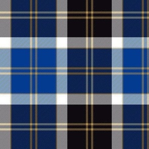Bannockbane trade tartan, 6" blue and black
