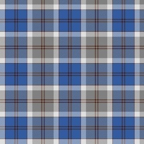 Bannockbane modern silver tartan, 3"