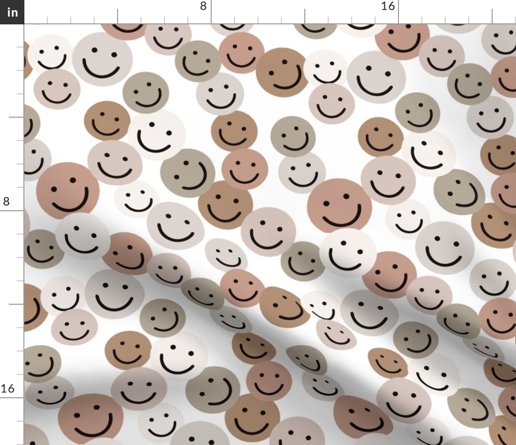 smiley faces: slipper, summer sage, suede, cotton, morganite, moon shadow