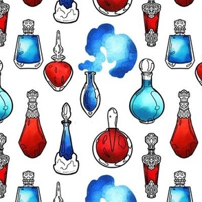 Magic and Health Potion Bottles Light small scale