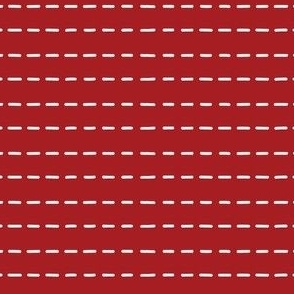 White Dashes with Red background