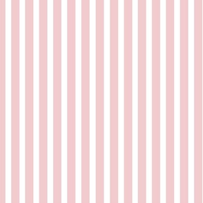 Candy Stripe - Pastel Pink/White - 10 inch