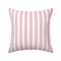 Candy Stripe - Pastel Pink/White - 12 inch