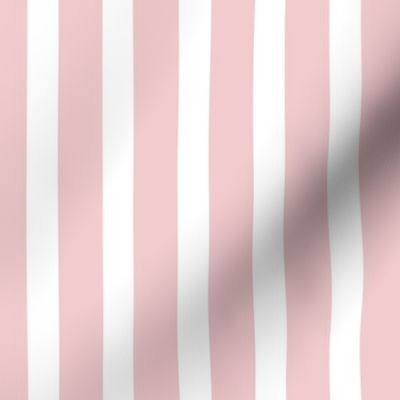 Candy Stripe - Pastel Pink/White - 12 inch