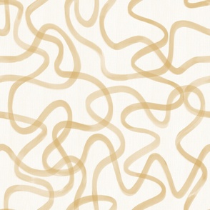 Camel beige goldendoodle squiggle for wallpaper