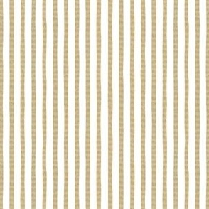 Medium // Seersucker - textured stripes - tan gold brown