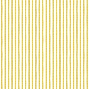 Medium // Seersucker - textured stripes - yellow gold 