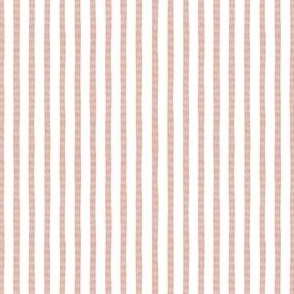 Medium // Seersucker - textured stripes - dusty pink