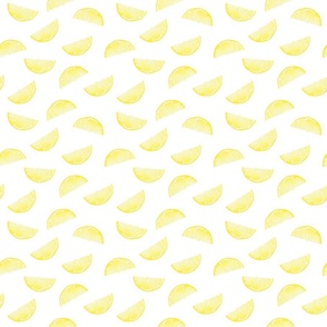 Yellow Lemon Slices Small Scale