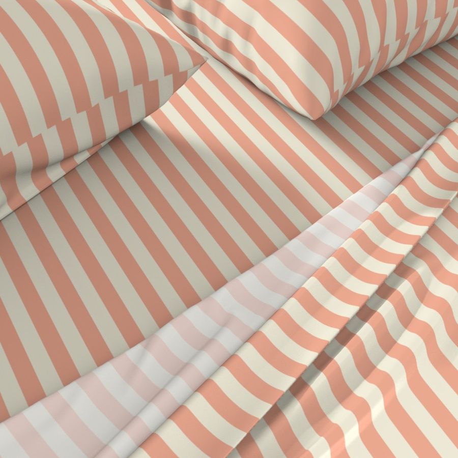 Stripes tropical | grapefruit juice pink | large