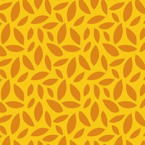 Abstract yellow petals pattern