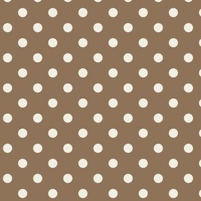 Dark Dotty: Dark Chestnut Polka Dot, Dark Brown Dotted