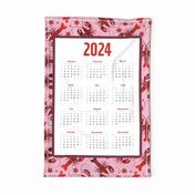 2024 Calendar Tea Towel – red lobster