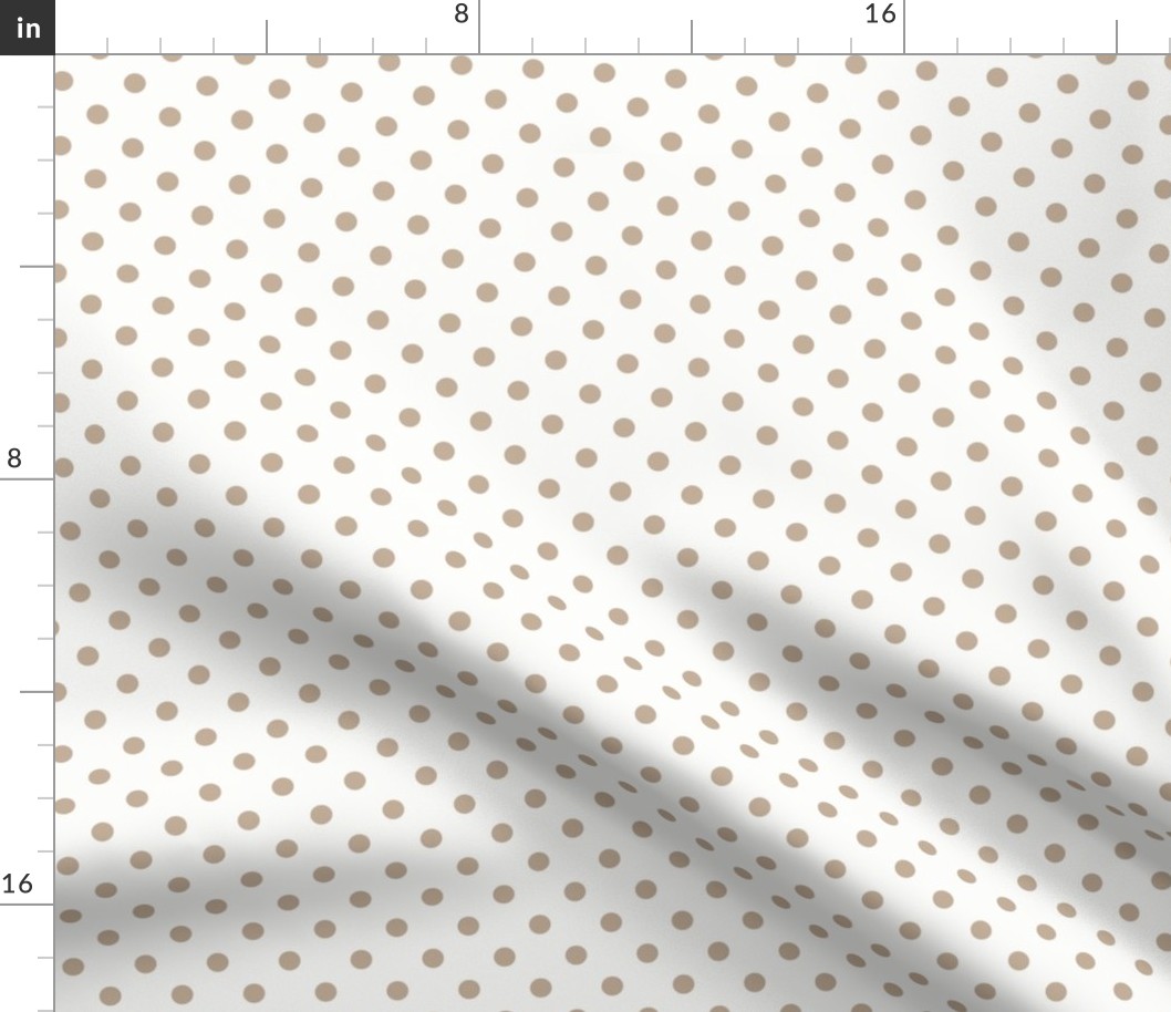 Dotty: Light Chestnut Polka Dot, Light Brown Dotted