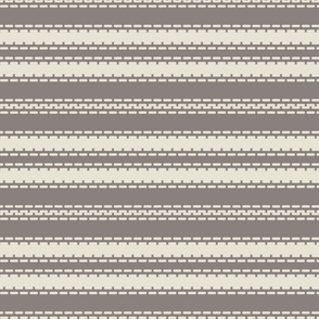 Horizontal stripes neutral french linen greige cream