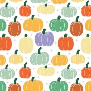 Autumn pumpkin patch - small scale