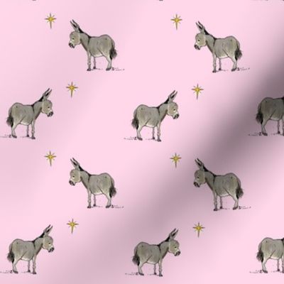 SMALL - Little Donkey Baby pink
