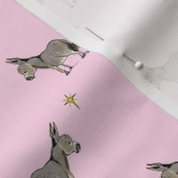 SMALL - Little Donkey Baby pink