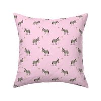 SMALL - Little Donkey Baby pink